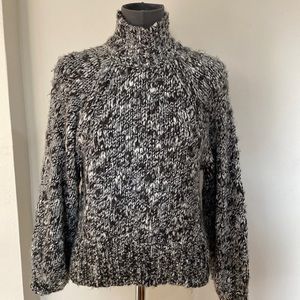 Abercrombie pepper & salt warm turtle neck knitted sweater XS